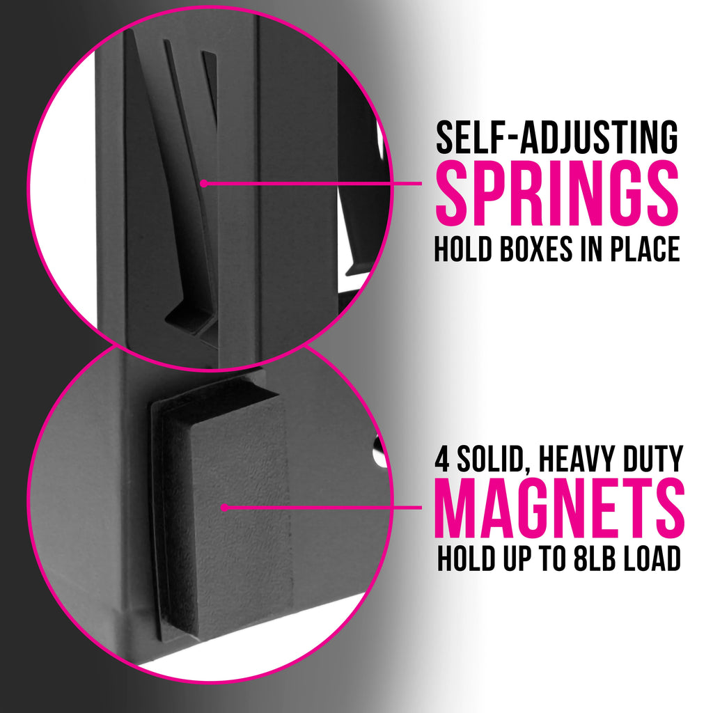 Glove Holder for Wall Mount, Glove Dispenser, Tissue Box Holder for Wall Mount, Magnetic Latex Gloves Dispenser