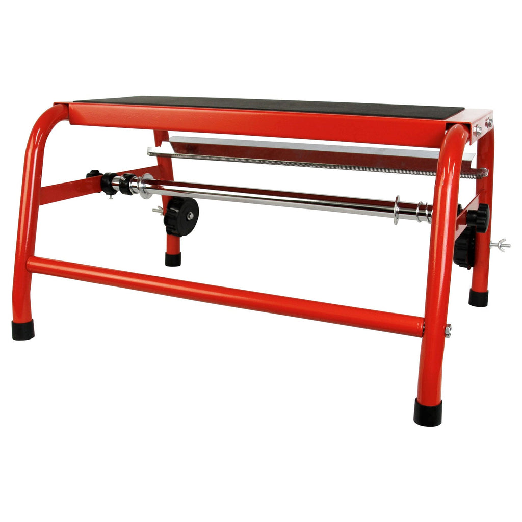 18" Mobile Multi-Roll Masking Machine for Auto Body, Painting, Masking Paper Dispenser with Paper Bar, Tape Roller, & Cutting Blade