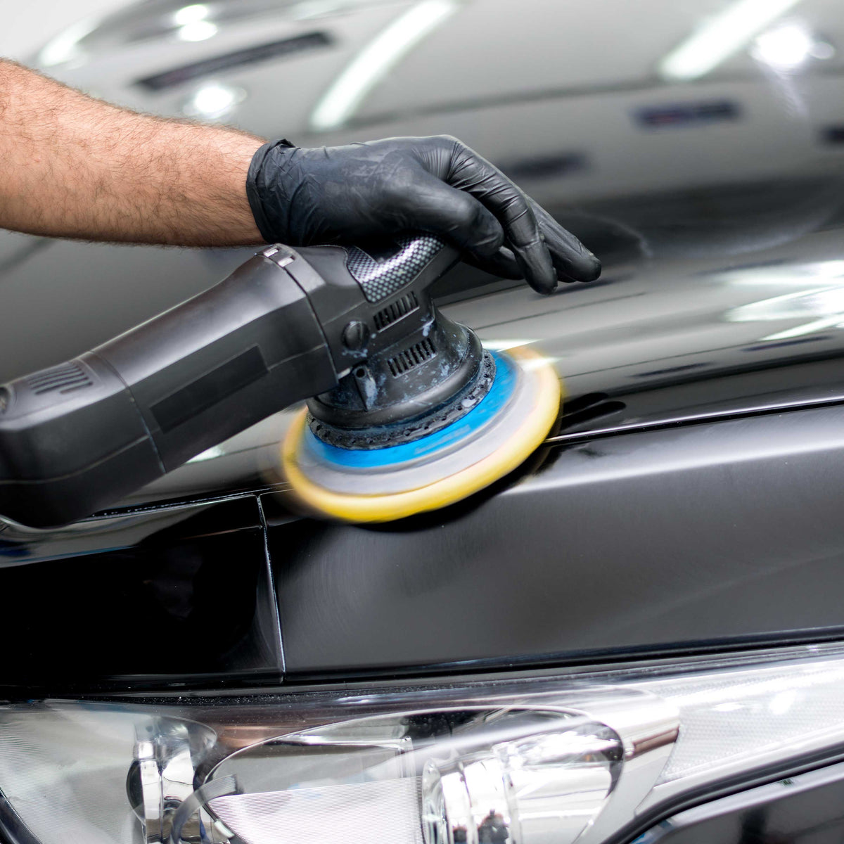 3" Wool & Synthetic Polishing & Buffing Pad (2 Pack) with Hook and Loop Backing - Wool Buffing Pad for Automotive, Marine, Truck, RV & Compound