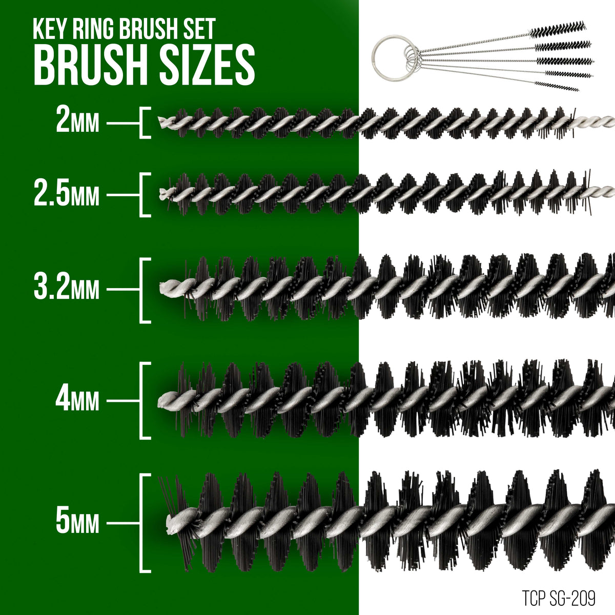 12 Piece Airbrush Cleaning Kit - 5 pc Cleaning Needles, 5pc Cleaning Brushes, 1 Wash Needle, How to Book