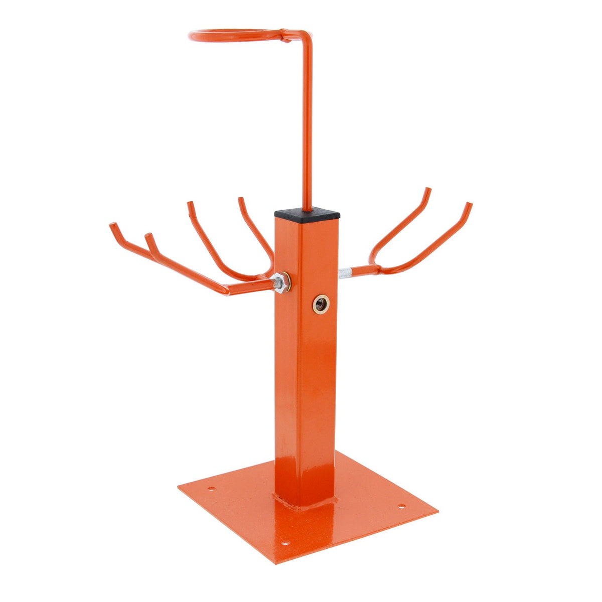 Gravity Feed Paint Triple Spray Gun Holder Stand with Strainer Holder, Holds 3 HVLP Guns, Bench Mount