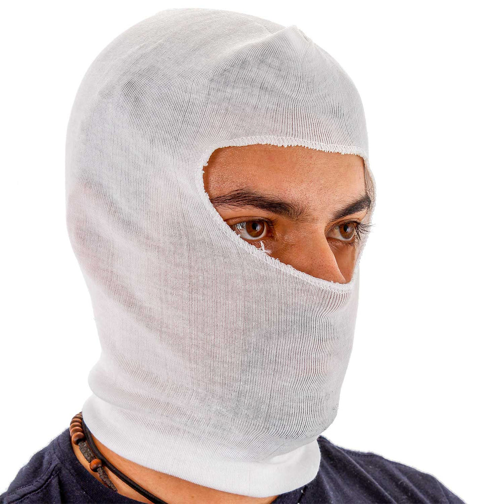 Premium Painter's Head Sock (120 Pack) - Soft Stretch Cotton Hood Mask for Spray Painting, Sanding & Dust Protection - One Size Fits All