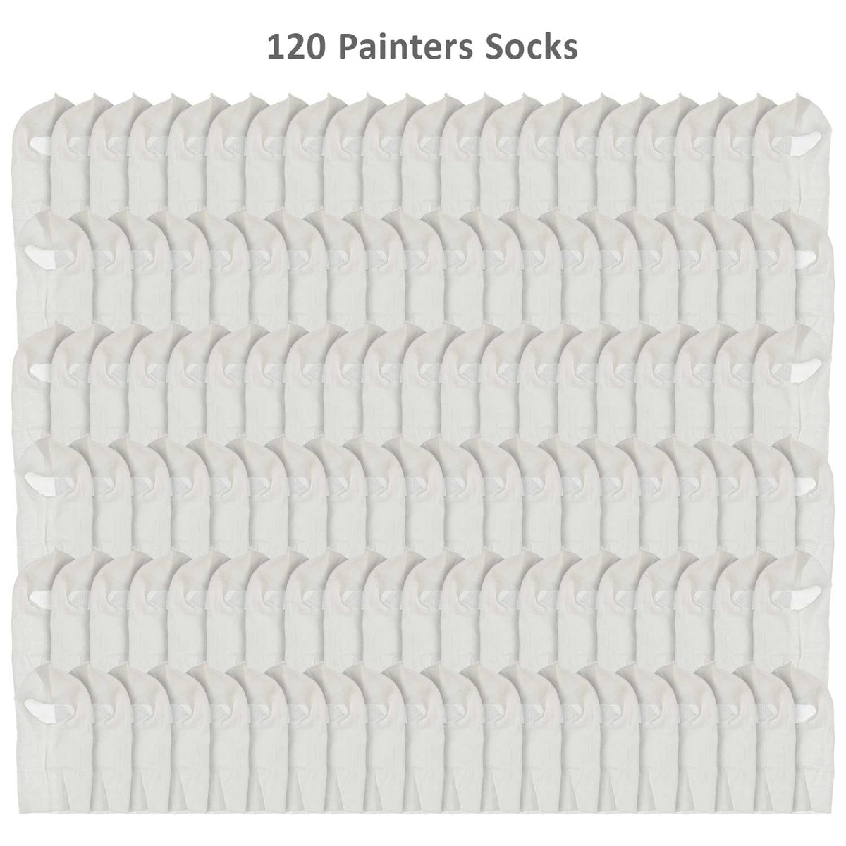 Premium Painter's Head Sock (120 Pack) - Soft Stretch Cotton Hood Mask for Spray Painting, Sanding & Dust Protection - One Size Fits All