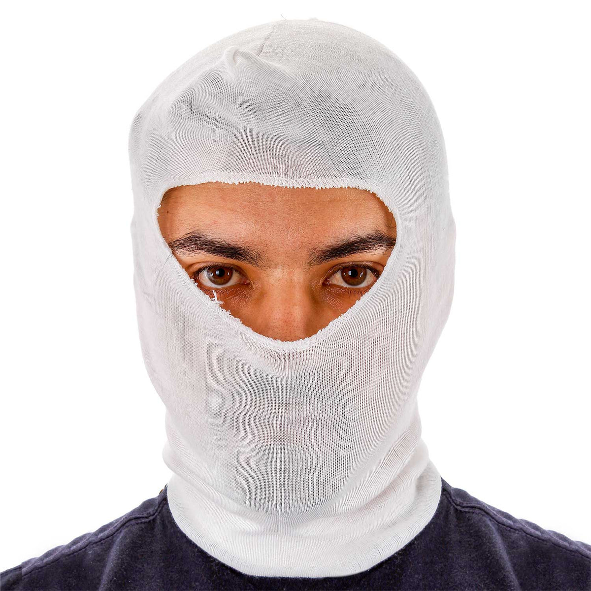 Premium Painter's Head Sock (120 Pack) - Soft Stretch Cotton Hood Mask for Spray Painting, Sanding & Dust Protection - One Size Fits All