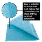 Pure Blue Low Tack Superior Tack Cloths - Tack Rags (Case of 144), Automotive Car Painters, Removes Dust Sanding Particles, Cleans