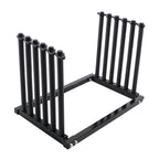 5-Lite Truck Bed Windshield Rack - Mobile 5 Slot Auto Glass Cargo Protection Management Rack - Safety Rubber Foam Pads, Mast Locks