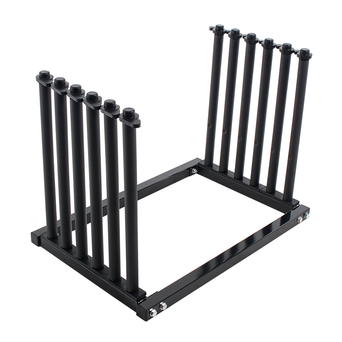 5-Lite Truck Bed Windshield Rack - Mobile 5 Slot Auto Glass Cargo Protection Management Rack - Safety Rubber Foam Pads, Mast Locks