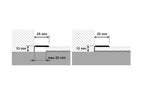 Self Adhesive Floor Trim Wood Effect & Anodised 25 MM x 10 MM - 1 M & 2 M Length Edge Strip
