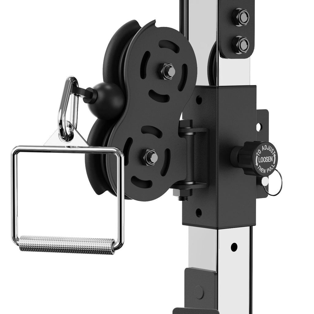 Twin Cable Crossover Machine Power Rack – Dual Pulley Functional Trainer for Home Gym DUP