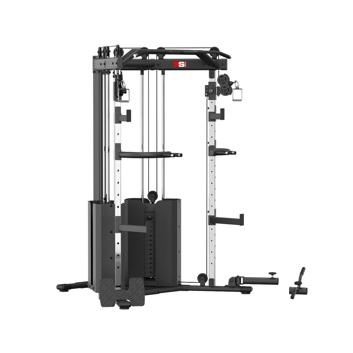 Twin Cable Crossover Machine Power Rack – Dual Pulley Functional Trainer for Home Gym DUP