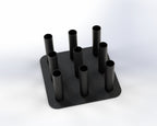 Trigon Barbell Flat Rack Holder