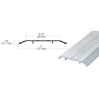 CRL Aluminum 5" x 1/2" Saddle Threshold - 36-1/2" in Length - TH015A36