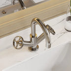 Revolve Mono Basin Mixer Tap With Push Button Waste