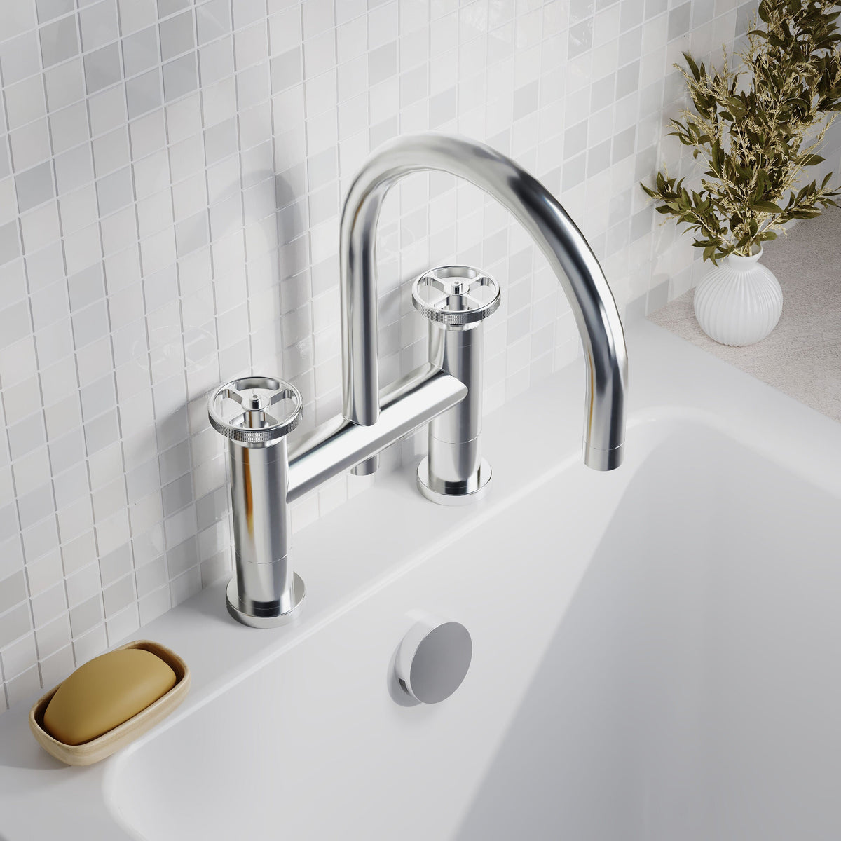 Revolve Deck Mounted Bath Filler Tap