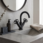 Revolve Mono Basin Mixer Tap With Push Button Waste
