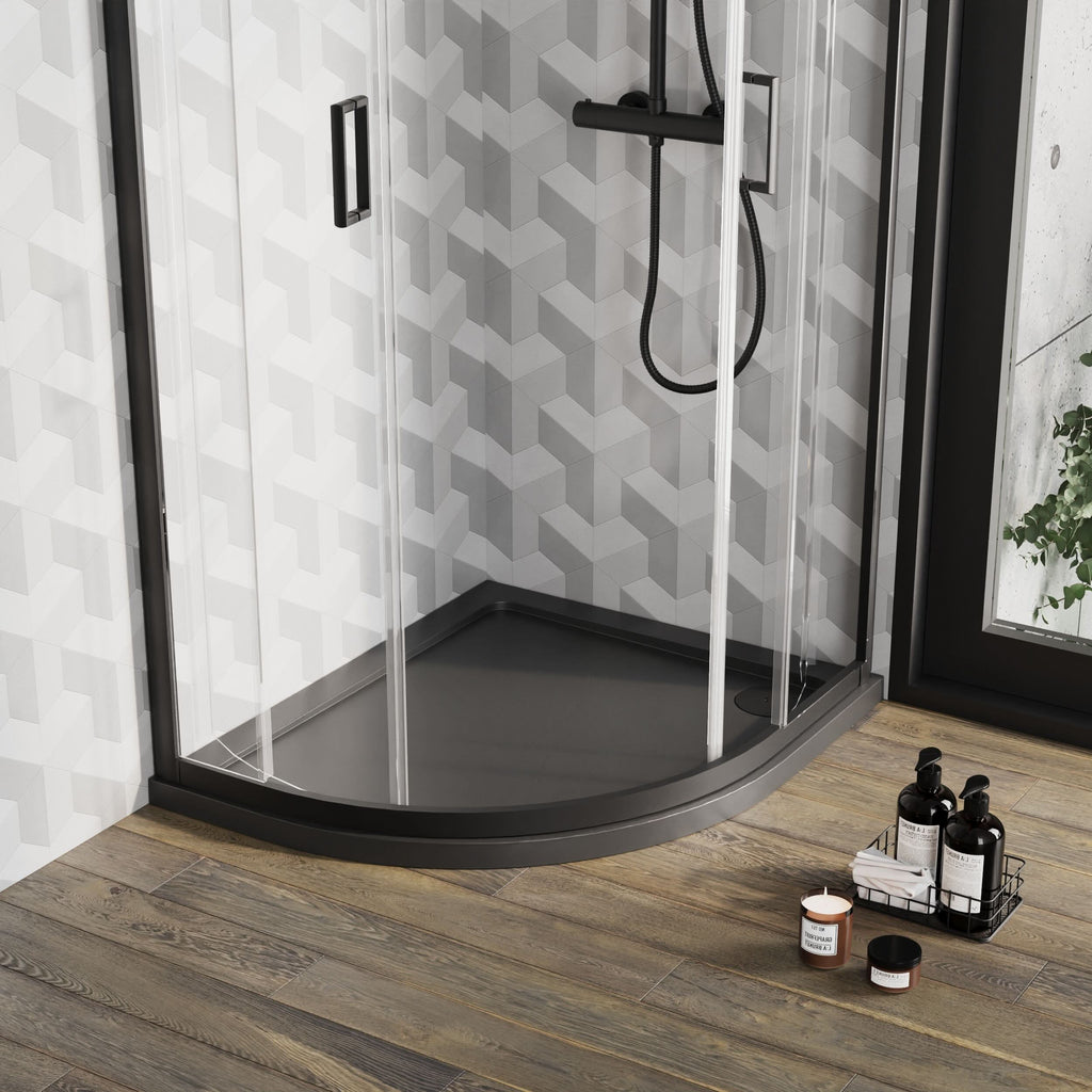 Alex Slimline Left Hand Offset Quadrant Shower Tray