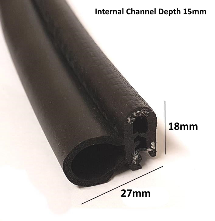 TSEC2261 Car Door Rubber Seal - Universal fit - The Seal Extrusion Company LTD