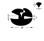 TSEC - Glazing Rubbers 3 styles - Claytonrite - The Seal Extrusion Company LTD