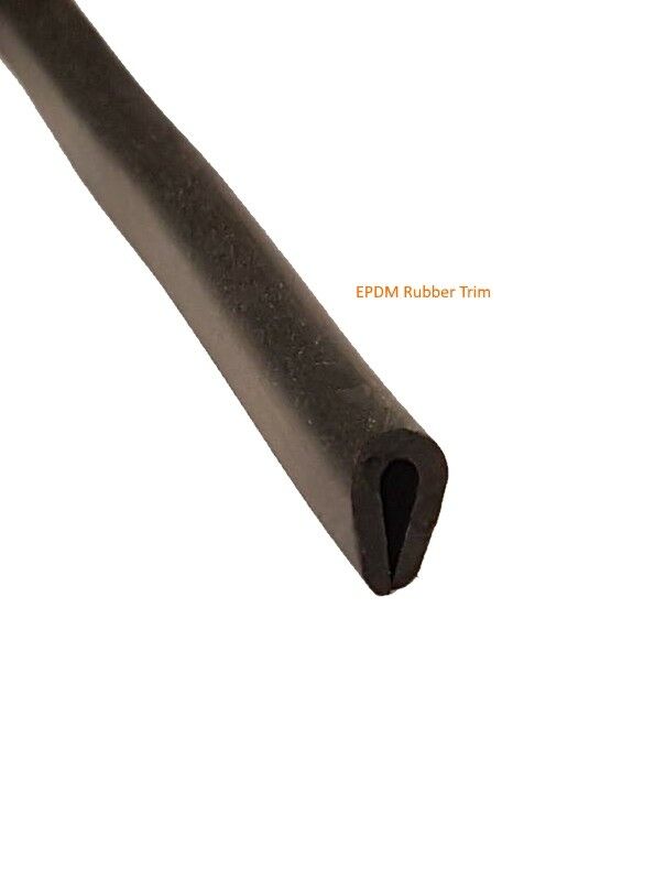 TSEC 1536 Heavy Duty EPDM Rubber Edge Trim – Flexible Edging Seal (1mm–3.5mm Panel Fit)