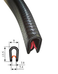 TSEC 1200 Premium EPDM & PVC Edge Trim – Self Grip Rubber Edge Protector (Up to 4mm Panel)