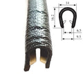 TSEC300003700B Black Flexible Car protective Rubber Edging Edge Trim - The Seal Extrusion Company LTD