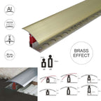 TTC 40mm Aluminium Door Threshold T-Bar Trim – Adjustable Easy Clip
