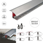 TTC 40mm Aluminium Door Threshold T-Bar Trim – Adjustable Easy Clip
