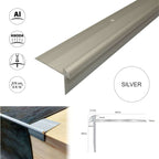 TVC 40 x 26mm Anodised Aluminium LVT Stair Nosing – Outer Corner 3mm Floors
