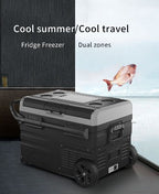 Alpicool 45L Portable Compressor Fridge and /or Freezer TWW45 with Battery - Solar Panel Optional