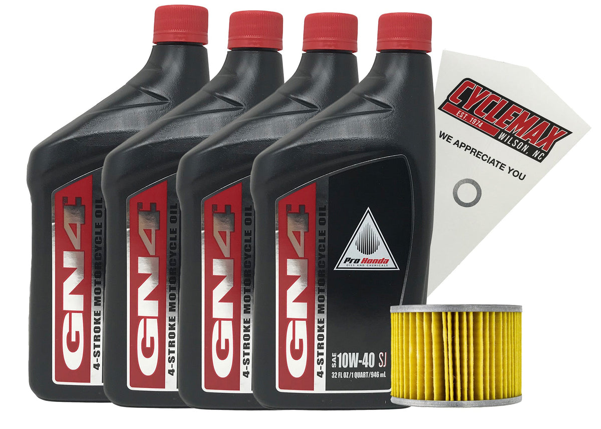 Honda GN4 Standard 10W-40 Oil Change Kit for 1977-1983 CB750
