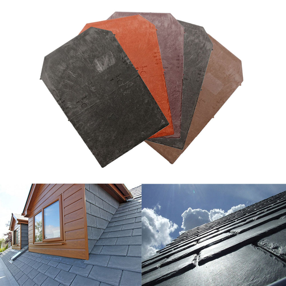 Tapco Plastic Slate Roof Tiles - Synthetic Roof Shingles