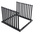 9-Lite Truck Bed Windshield Rack - Mobile 9 Slot Auto Glass Cargo Protection Management Rack - Safety Rubber Foam Pads, Mast Locks