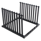 9-Lite Truck Bed Windshield Rack - Mobile 9 Slot Auto Glass Cargo Protection Management Rack - Safety Rubber Foam Pads, Mast Locks
