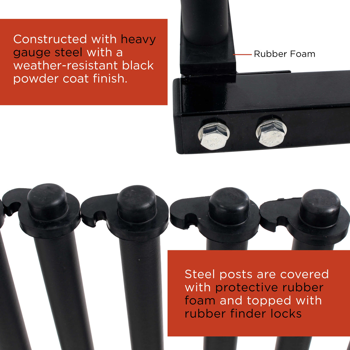 9-Lite Truck Bed Windshield Rack - Mobile 9 Slot Auto Glass Cargo Protection Management Rack - Safety Rubber Foam Pads, Mast Locks