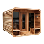 The Luna 8'x8' Sauna w/ 2' Porch