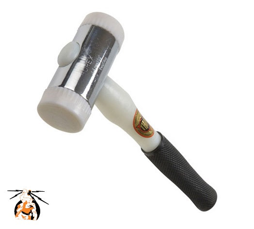 Thor Glazing Hammer with Mixed Soft to Hard Nylon Face Pack