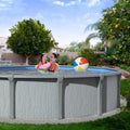 21' X 54" Round Saltwater Friendly Resin Frame Above Ground Tradewind Pool