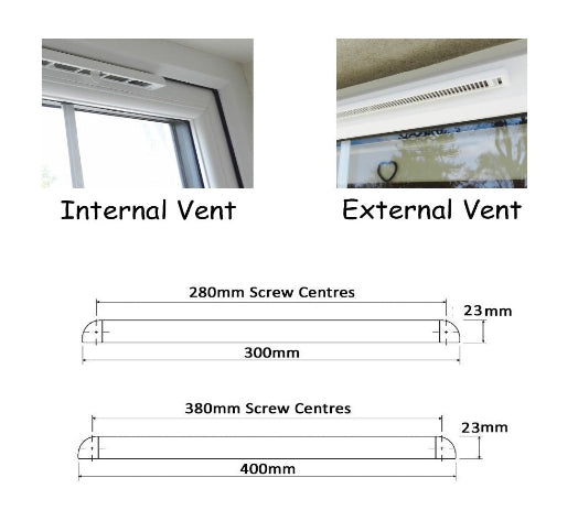 Premium Trickle Window Frame Vent