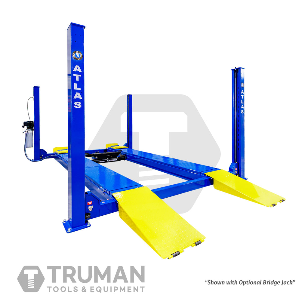 Atlas 414A 14,000 lb Alignment 4-Post Lift with Turntables