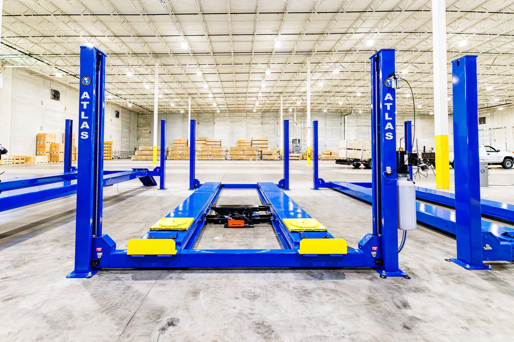 Atlas 414A 14,000 lb Alignment 4-Post Lift with Turntables