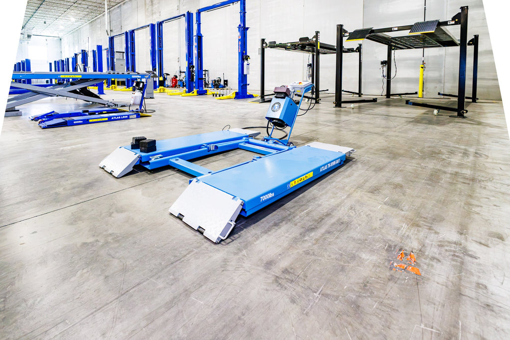 Atlas 7K-Kwik-Bay Portable Mid-Rise Scissor Lift 7000 lb. Capacity
