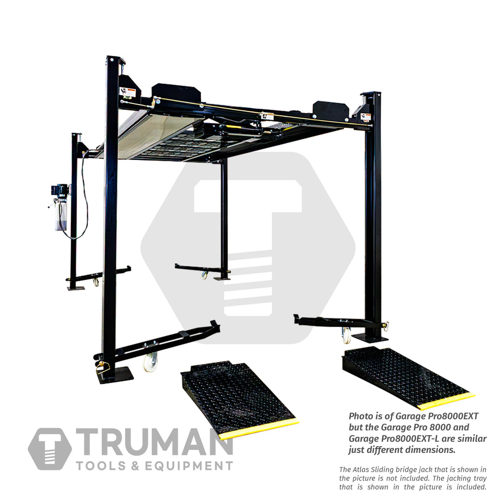 Atlas Garage PRO8000EXT-L 8,000 lb Extra Tall/Extra Long 4-Post Lift