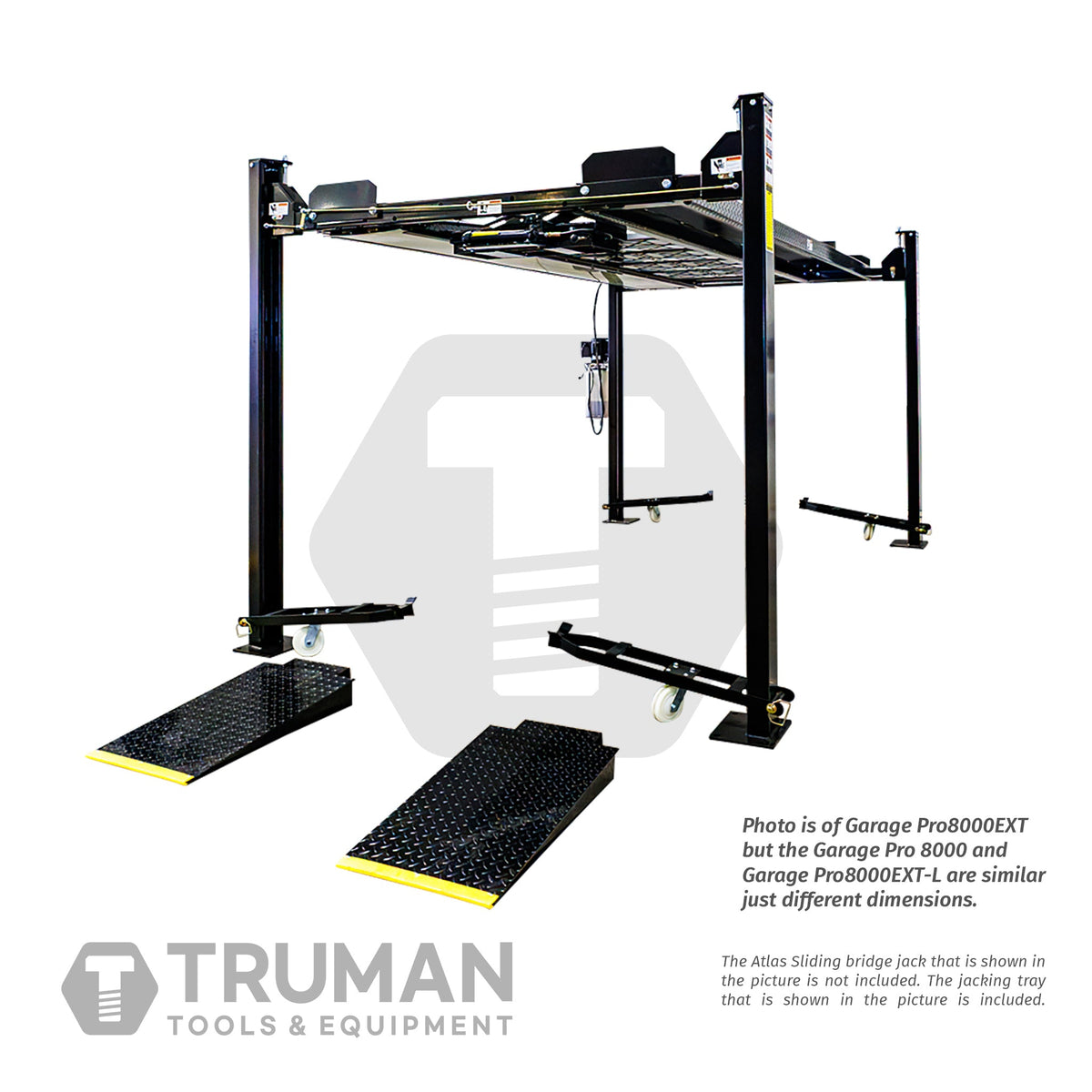 Atlas Garage PRO8000EXT-L 8,000 lb Extra Tall/Extra Long 4-Post Lift