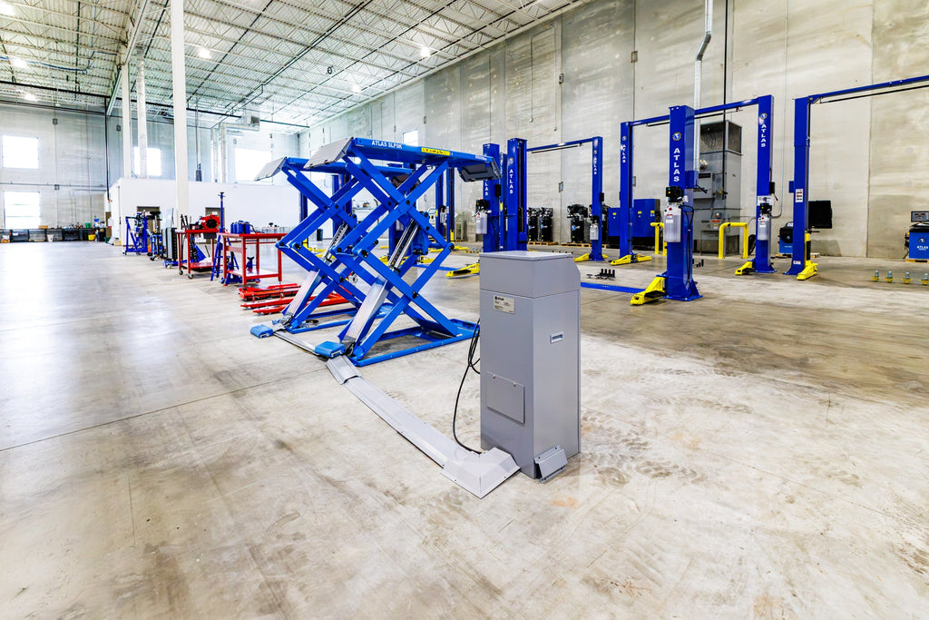 Atlas SLP9K Full-Rise Scissor Lift 9000 lb. Capacity