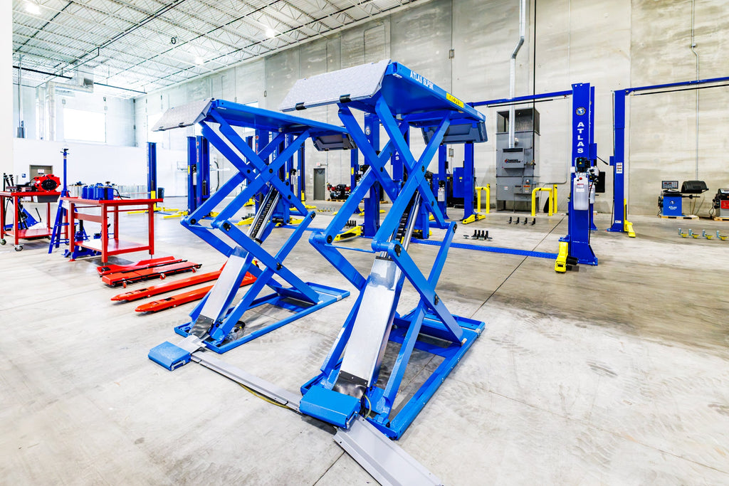 Atlas SLP9K Full-Rise Scissor Lift 9000 lb. Capacity