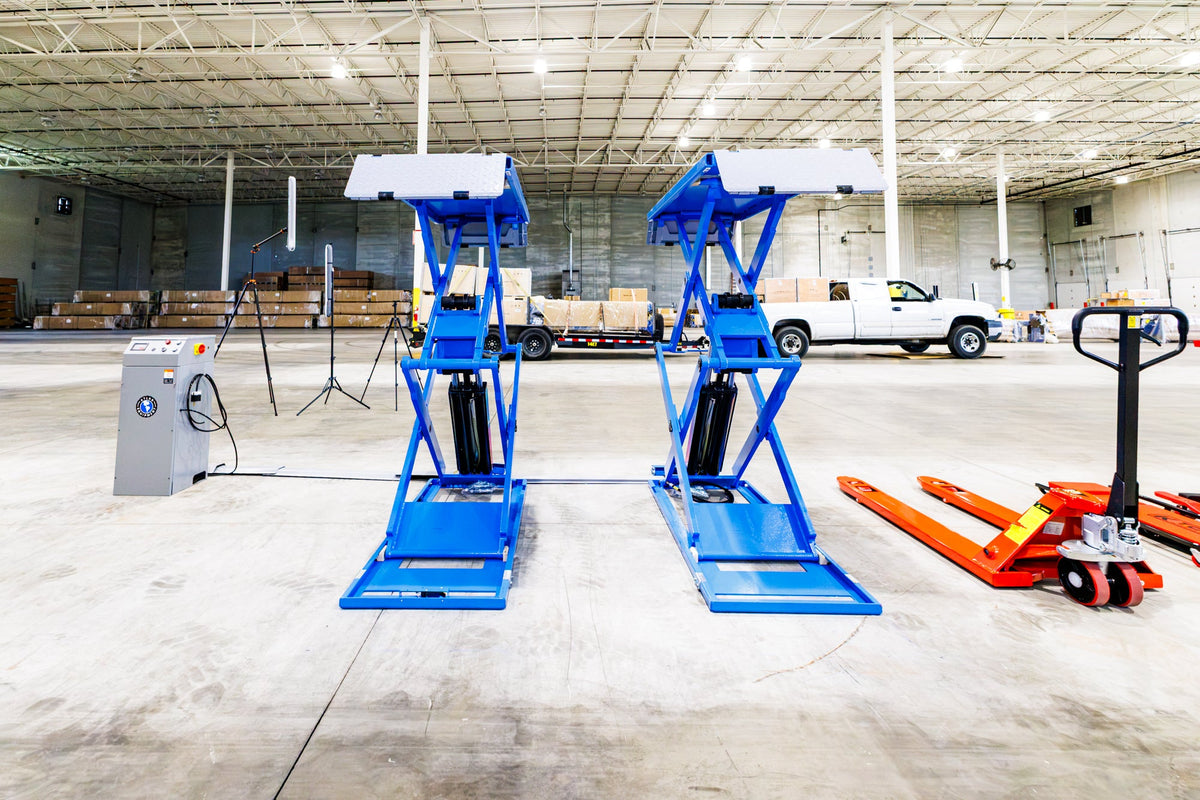 Atlas SLP9K Full-Rise Scissor Lift 9000 lb. Capacity