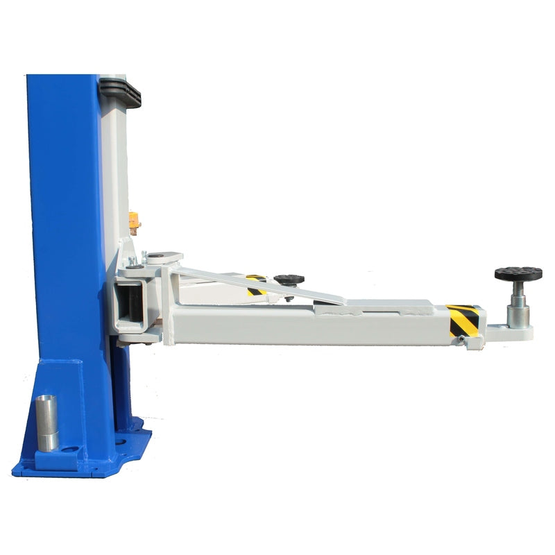 Tuxedo TP11KC-DX 11,000 lb Two-Post Clear Floor Lift — Bi-Symmetric, 3-Stage Arms, Direct Drive