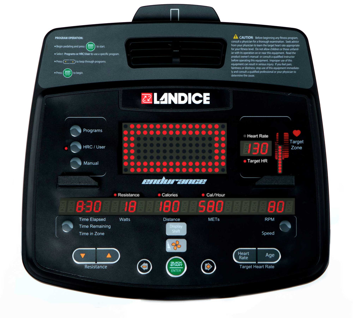 LANDICE U9 UPRIGHT BIKE
