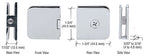 CRL Traditional Style Fixed Panel U-Clamp