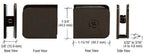 CRL Oversized Fixed Panel U-Clamp